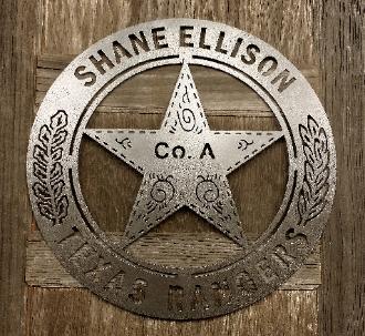 Texas Ranger Badge Silhouette